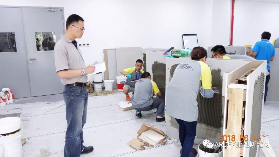 【TCT認證 】亞地斯舉辦第六期全國裝飾鑲貼工職業技能培訓